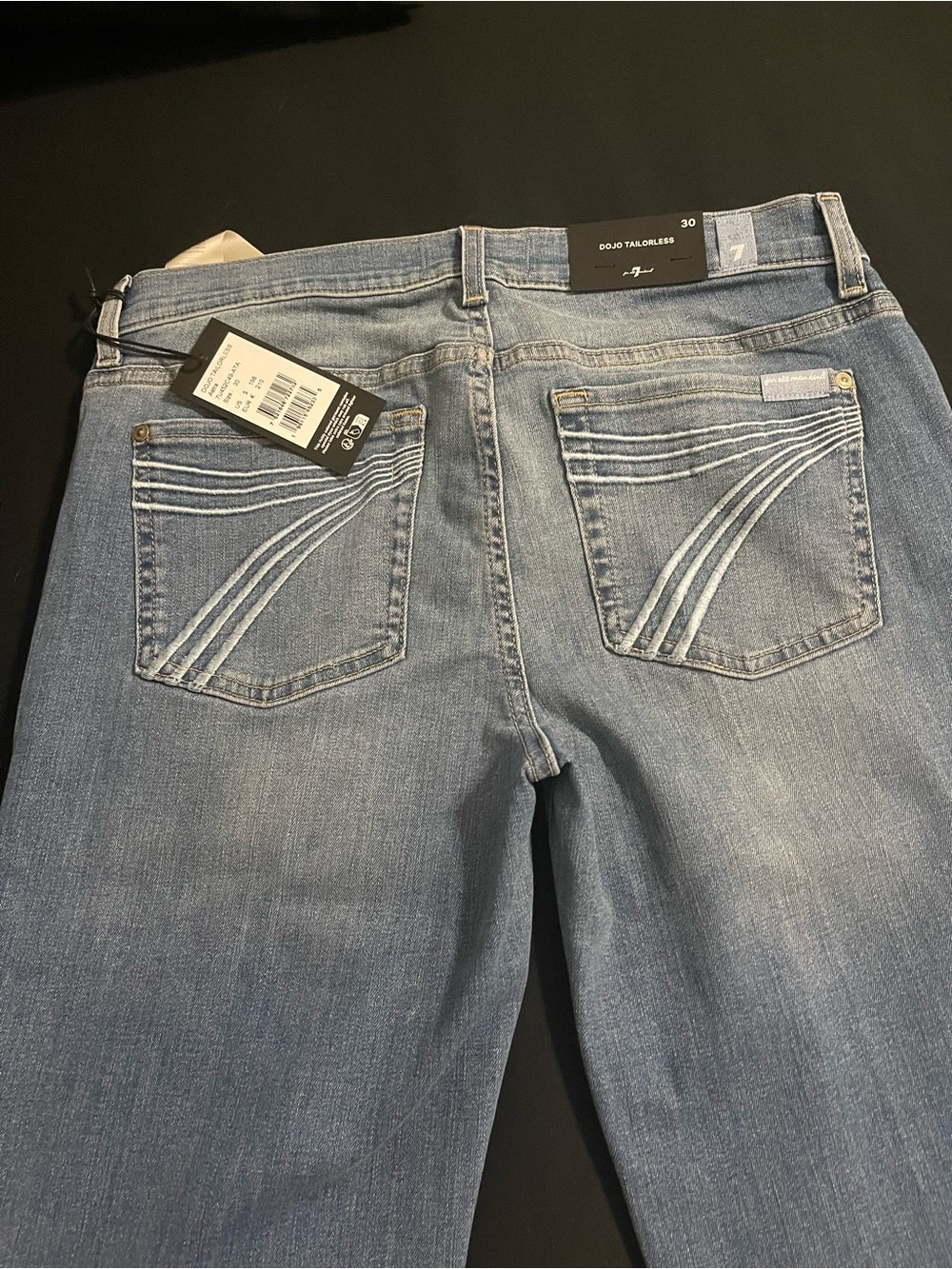 7 For All Mankind Women's Boot Cut Jeans - Light Blue Wash